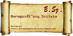 Beregszászy Szilvia névjegykártya